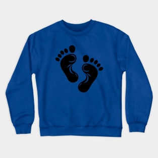 Baby Footprints Crewneck Sweatshirt